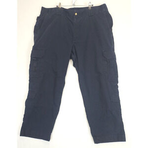 5.11‎ Tactical Cargo Pants 9 Pockets Men 46 Waist Grip Navy Workwear